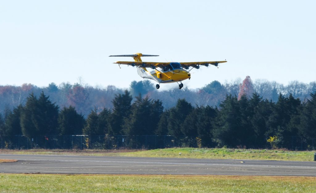 Goldfinch First Flight Takeoff. Credit to John Langford | Electra.aero